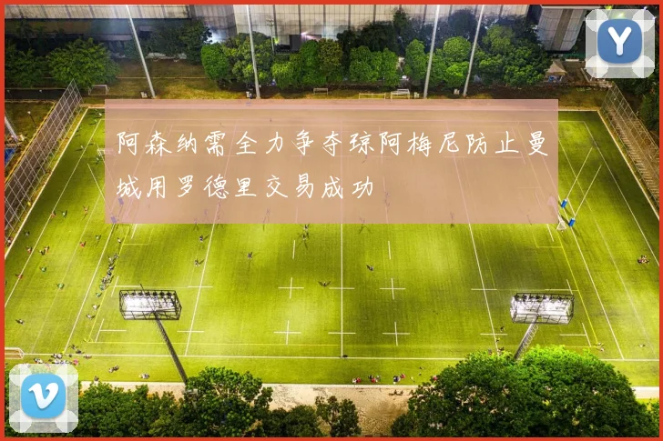 阿森纳需全力争夺琼阿梅尼防止曼城用罗德里交易成功